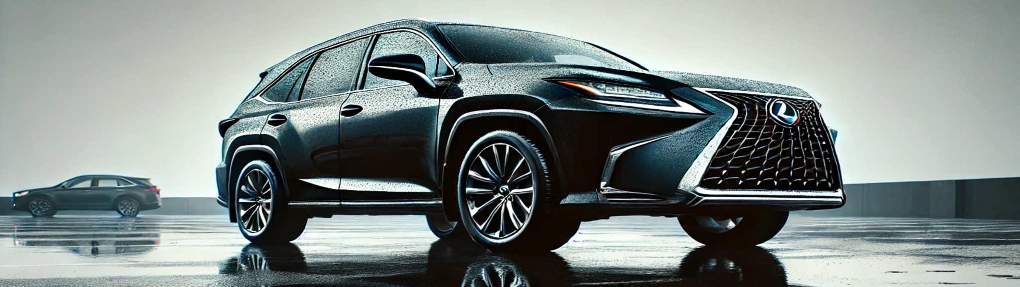 Dual-monitor Lexus wallpaper created with ScreenSpan